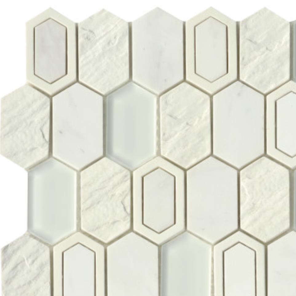 Mosaic Irving White Tile