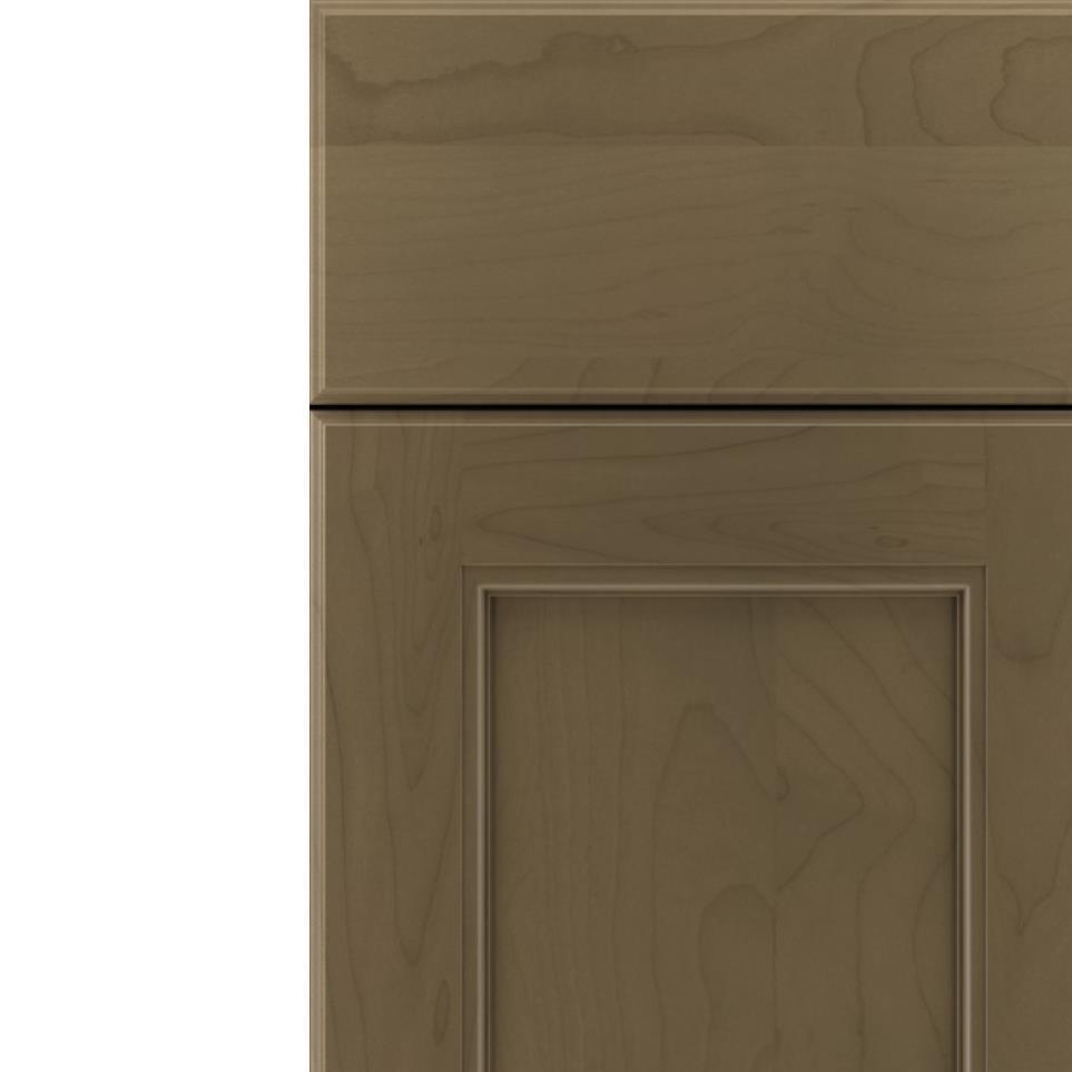 Square Cortado Medium Finish Square Cabinets