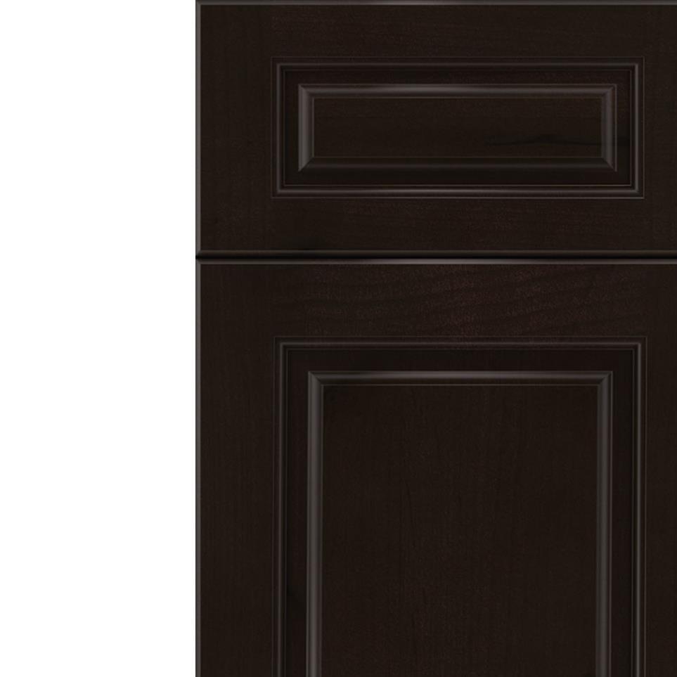 Square Espresso Dark Finish Square Cabinets