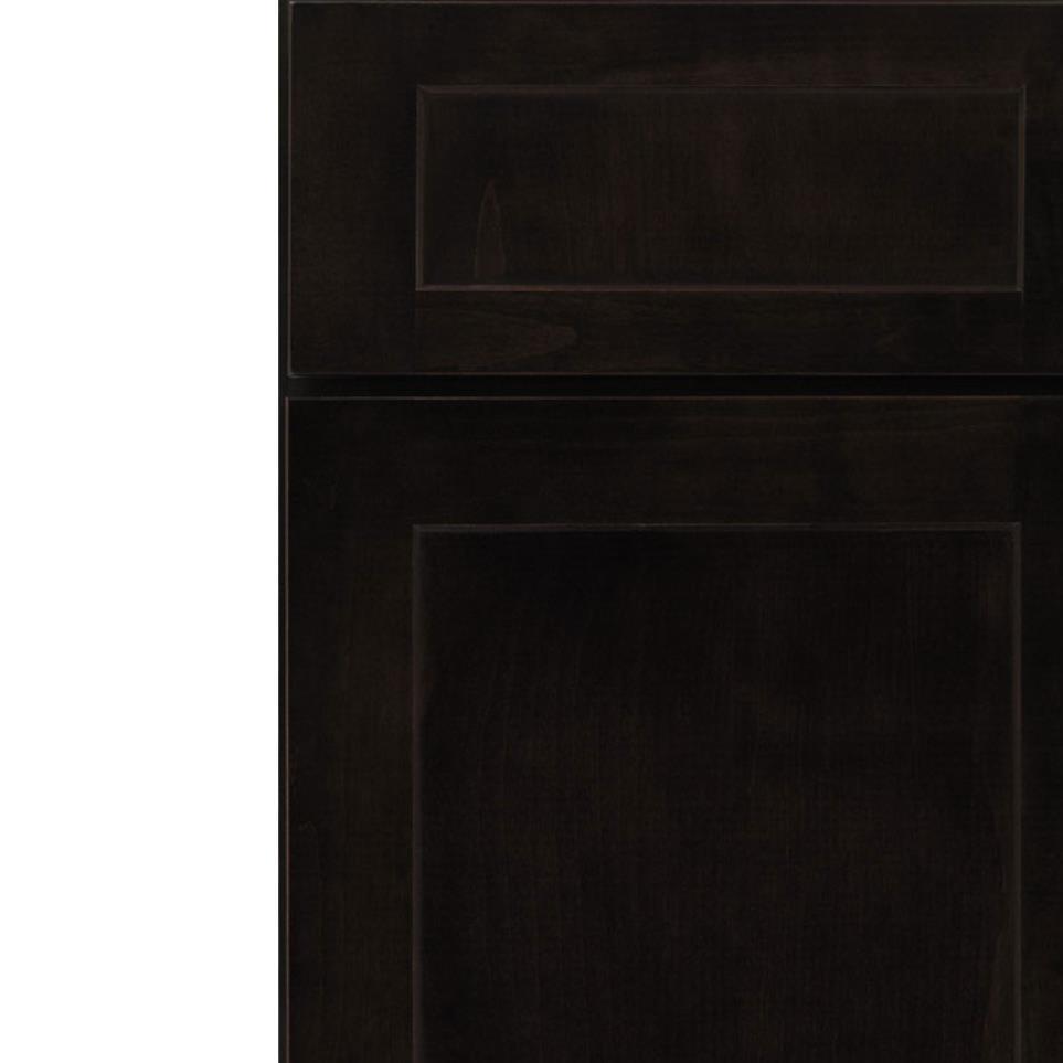 Square Chocolate Dark Finish Square Cabinets