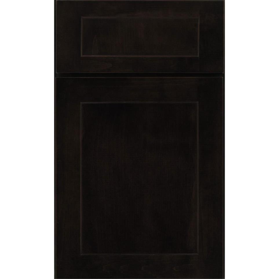 Square Chocolate Dark Finish Square Cabinets