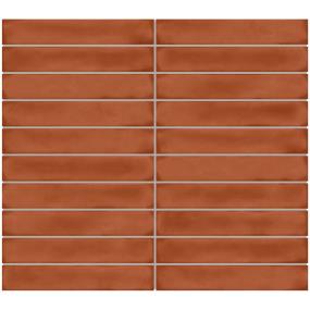 Mosaic Cotto Glossy Red Tile