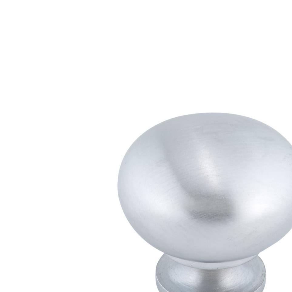 Knob Brushed Chrome Chrome Knobs