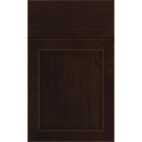 Square Mane Dark Finish Square Cabinets