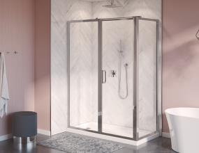 Door Matte Black Black Showers