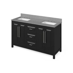 Base with Sink Top Black Grey / Black Vanities