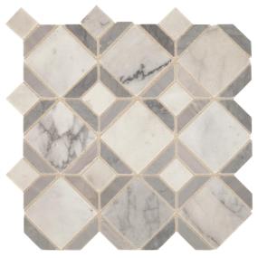 Mosaic Cirrus Storm Honed Gray Tile