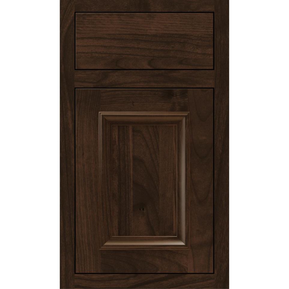 Square Bombay Dark Finish Square Cabinets