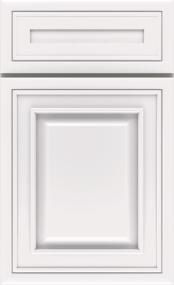 5 Piece White Specialty Cabinets
