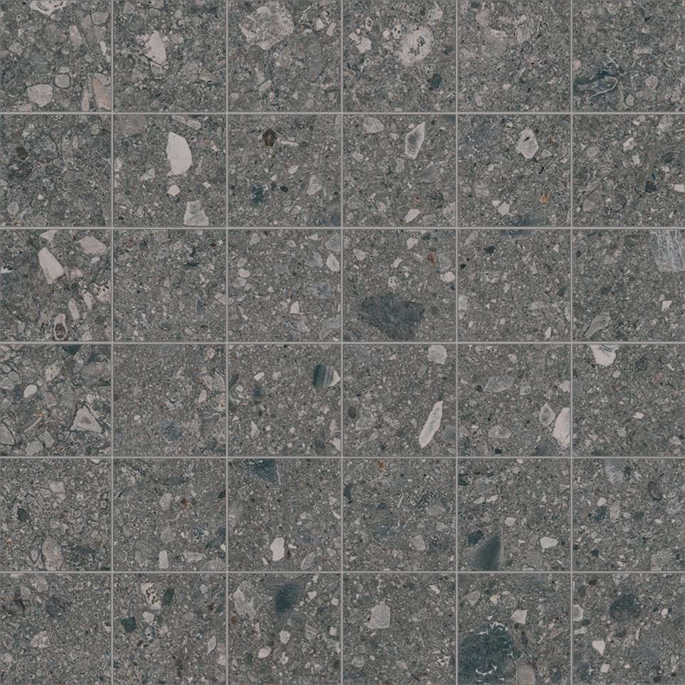 Mosaic Emissary Matte Black Tile