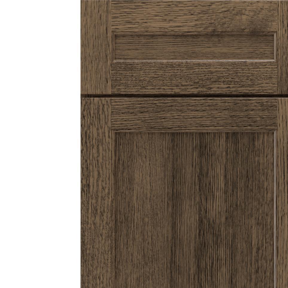 Square Gunny Relic Dark Finish Square Cabinets