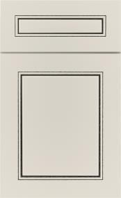 5 Piece Dover / Amaretto Creme Detail Paint - White Cabinets