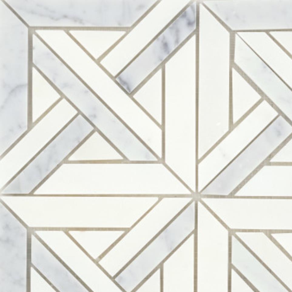 Mosaic Silver White Tile