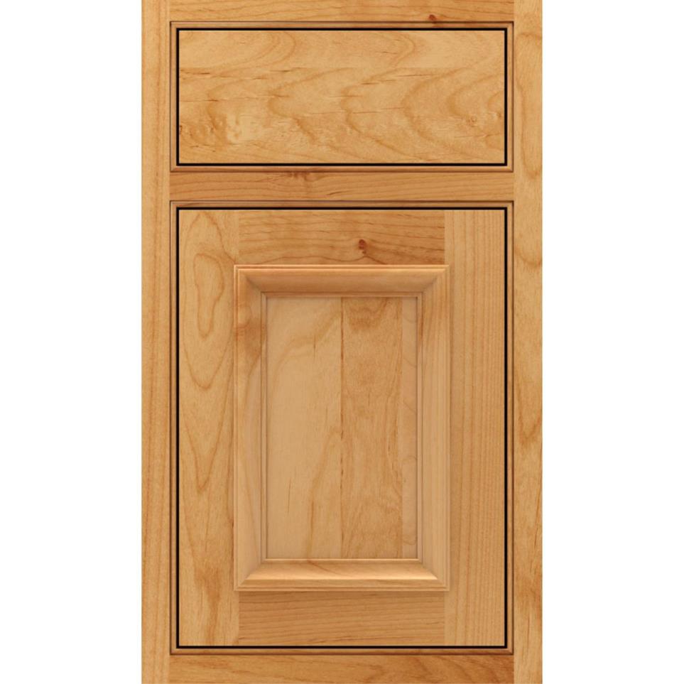 Square Natural Light Finish Square Cabinets