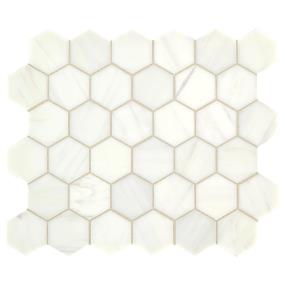 Mosaic Contempo White Honed White Tile