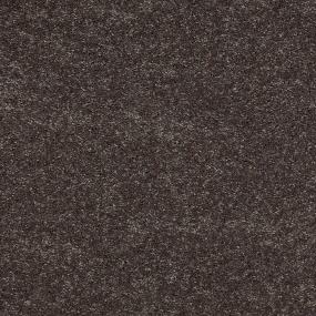 Textured Saxony City Fog Gray Carpet
