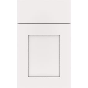 Square White With Amaretto Creme Detail Glaze - Paint Square Cabinets