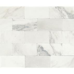 Tile First Snow Elegance Tumbled White Tile
