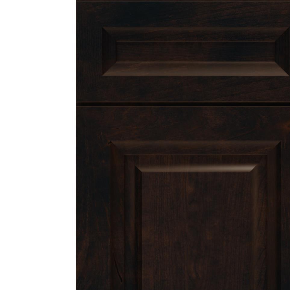 5 Piece Chocolate Dark Finish 5 Piece Cabinets