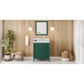 Base with Sink Top Green Green Vanities