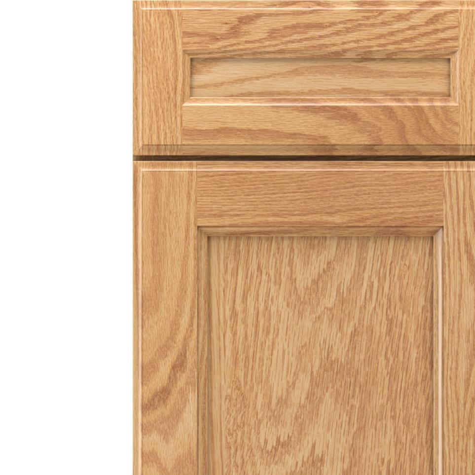 Square Natural Light Finish Square Cabinets