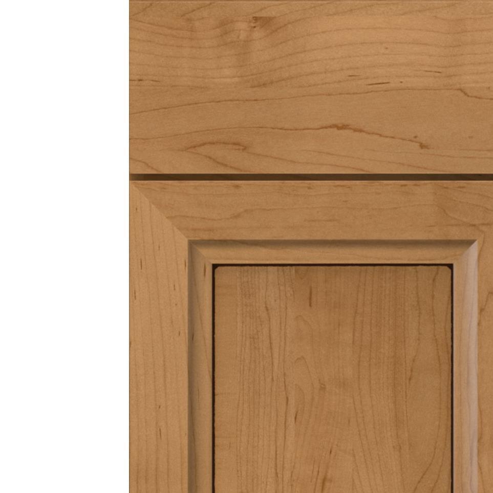 Square Palomino Medium Finish Square Cabinets