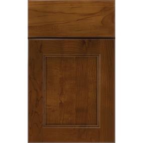 Square Tundra Dark Finish Square Cabinets