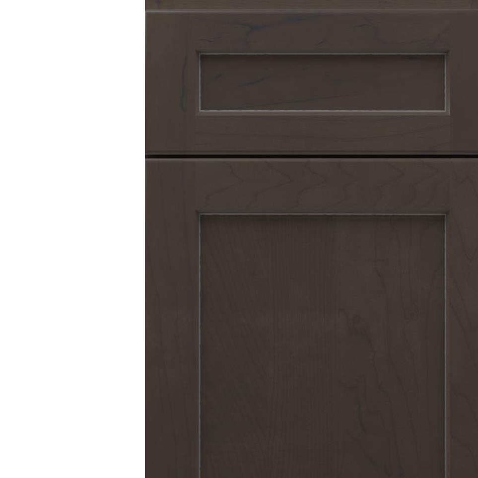 Square Derby Smoke Dark Finish Square Cabinets