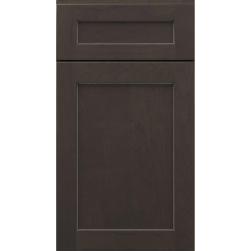 Square Derby Smoke Dark Finish Square Cabinets