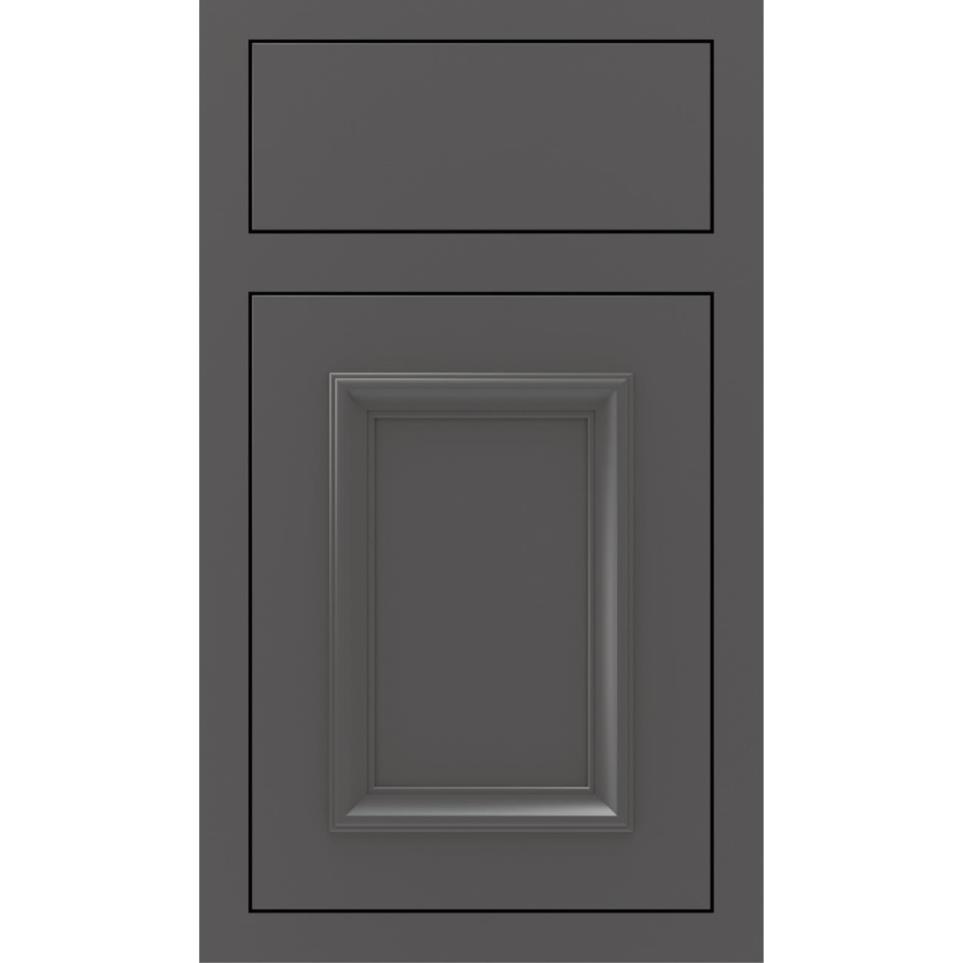 Square Peppercorn Paint - Grey Square Cabinets