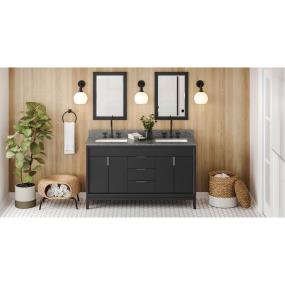 Base with Sink Top Black Grey / Black Vanities