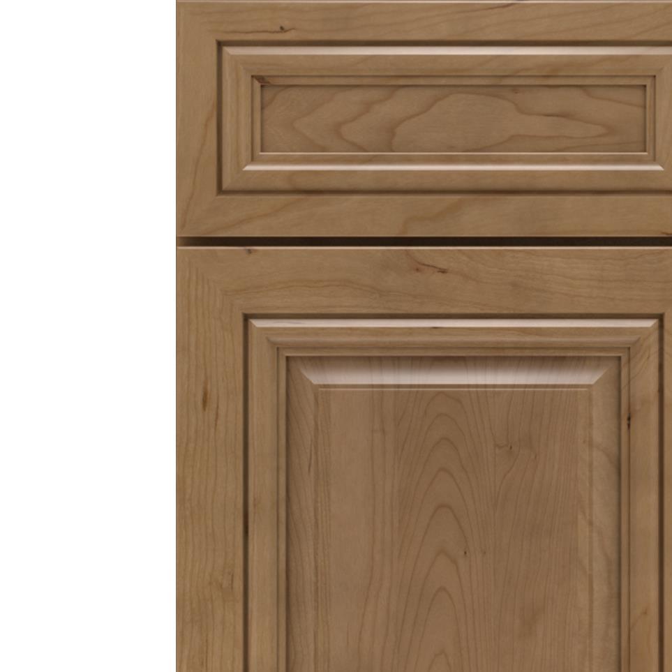 5 Piece Buckskin Medium Finish 5 Piece Cabinets