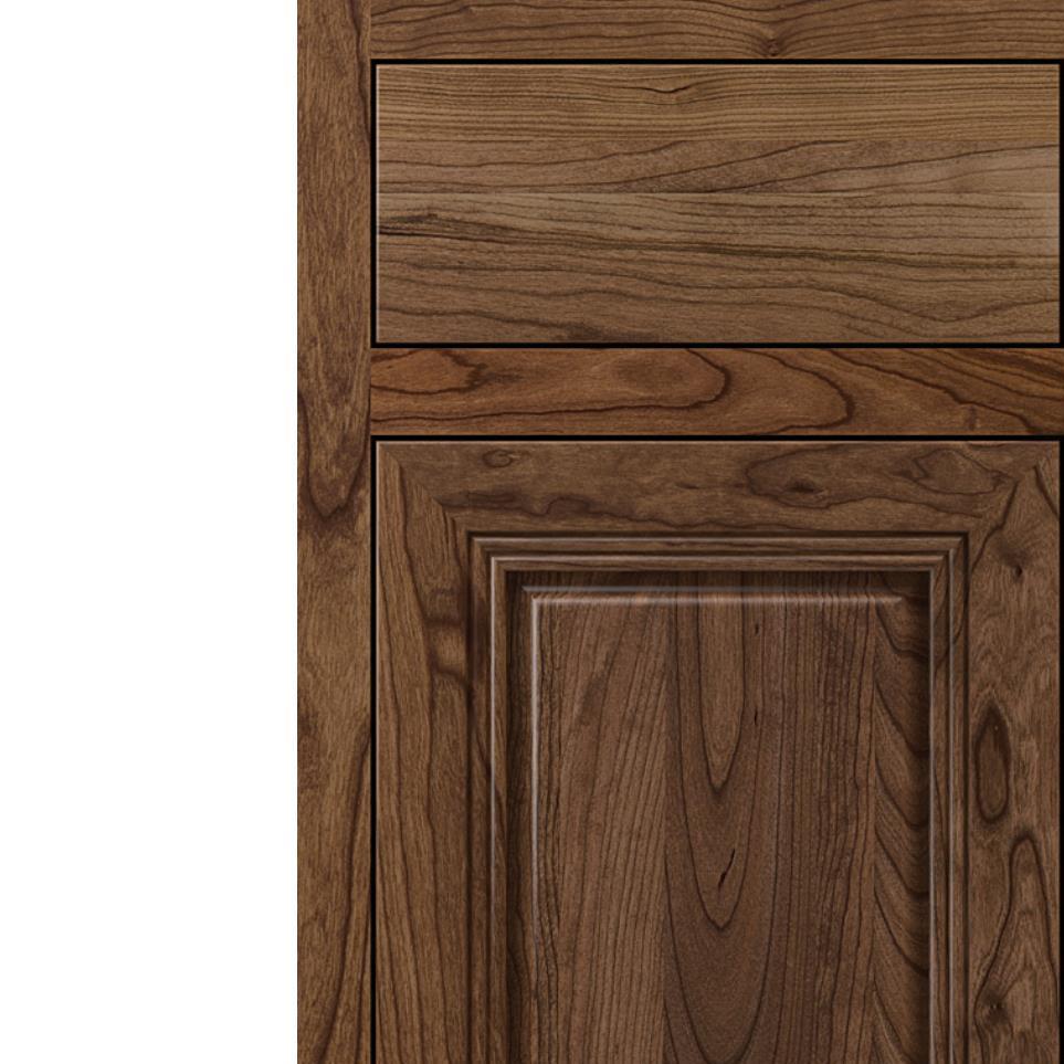 Inset Mustang Medium Finish Inset Cabinets