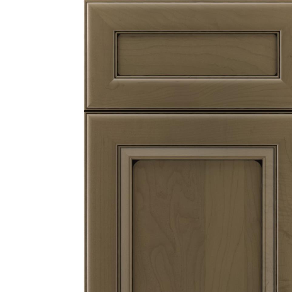 Square Cortado Black Glaze Glaze - Stain Square Cabinets