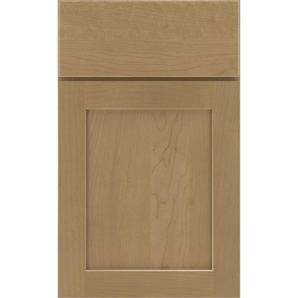 Square Buckskin Medium Finish Square Cabinets