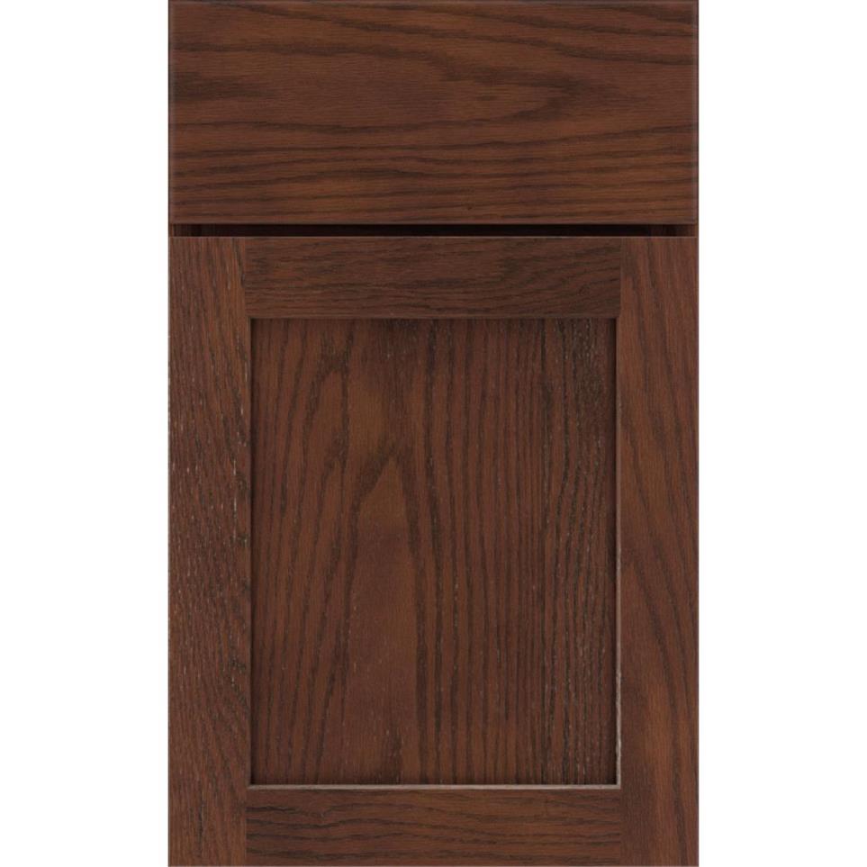 Square Tundra Dark Finish Square Cabinets