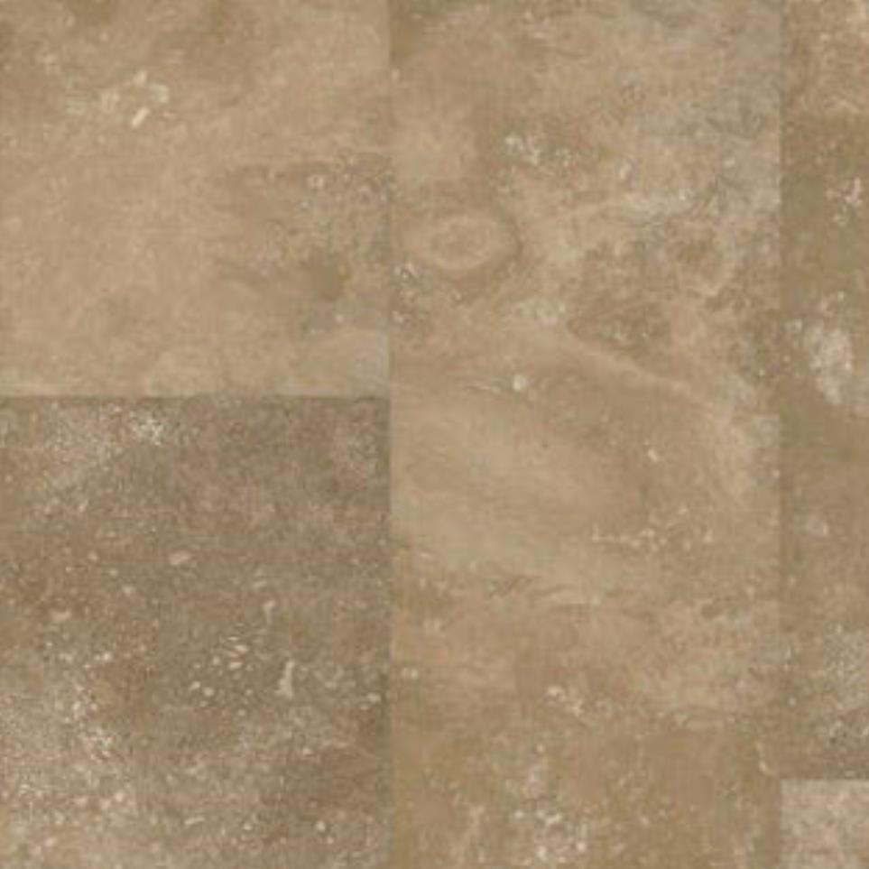 Tile Travertine Chestnut Beige/Tan Vinyl