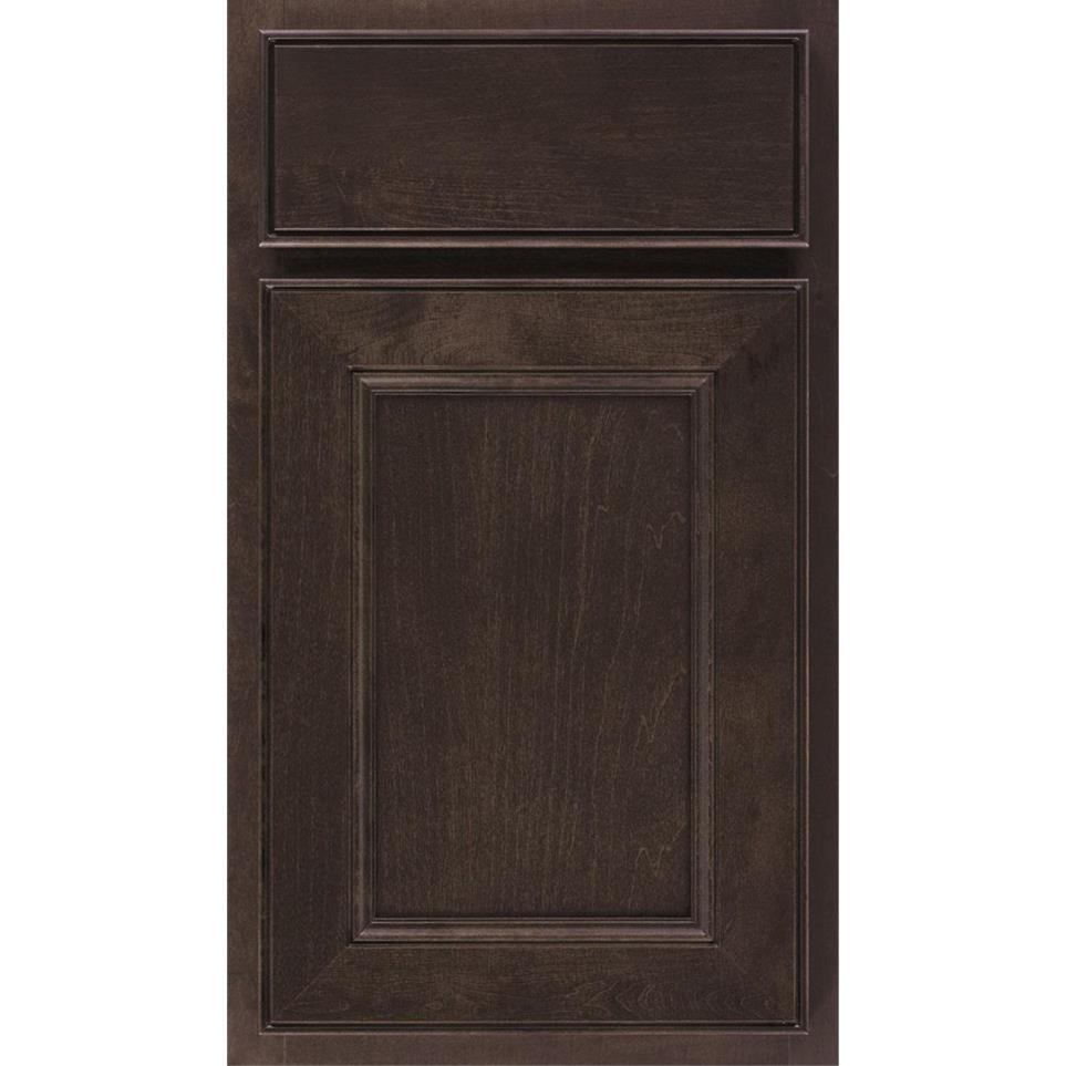 Square Flagstone Dark Finish Square Cabinets