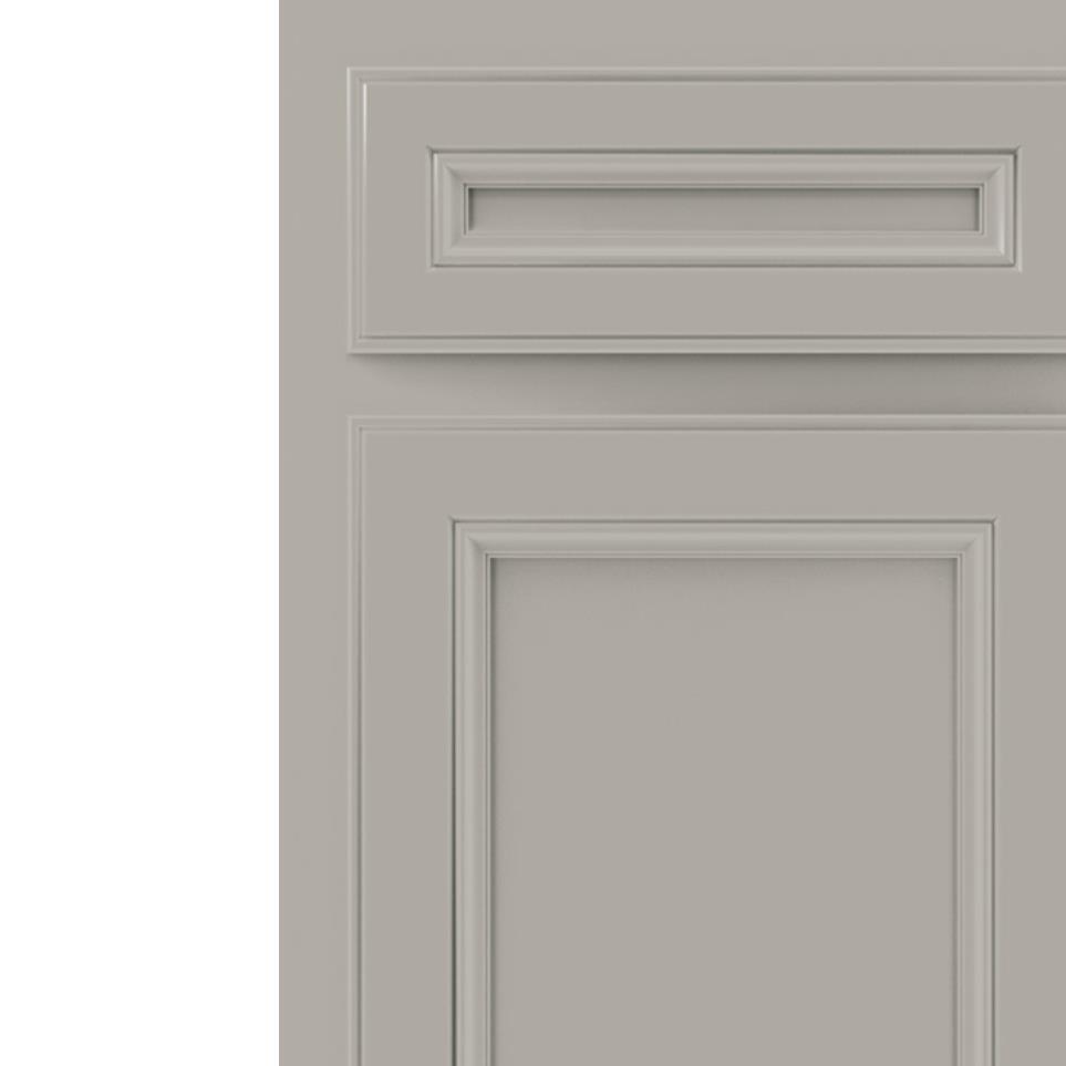 5 Piece Cloud Paint - Grey 5 Piece Cabinets