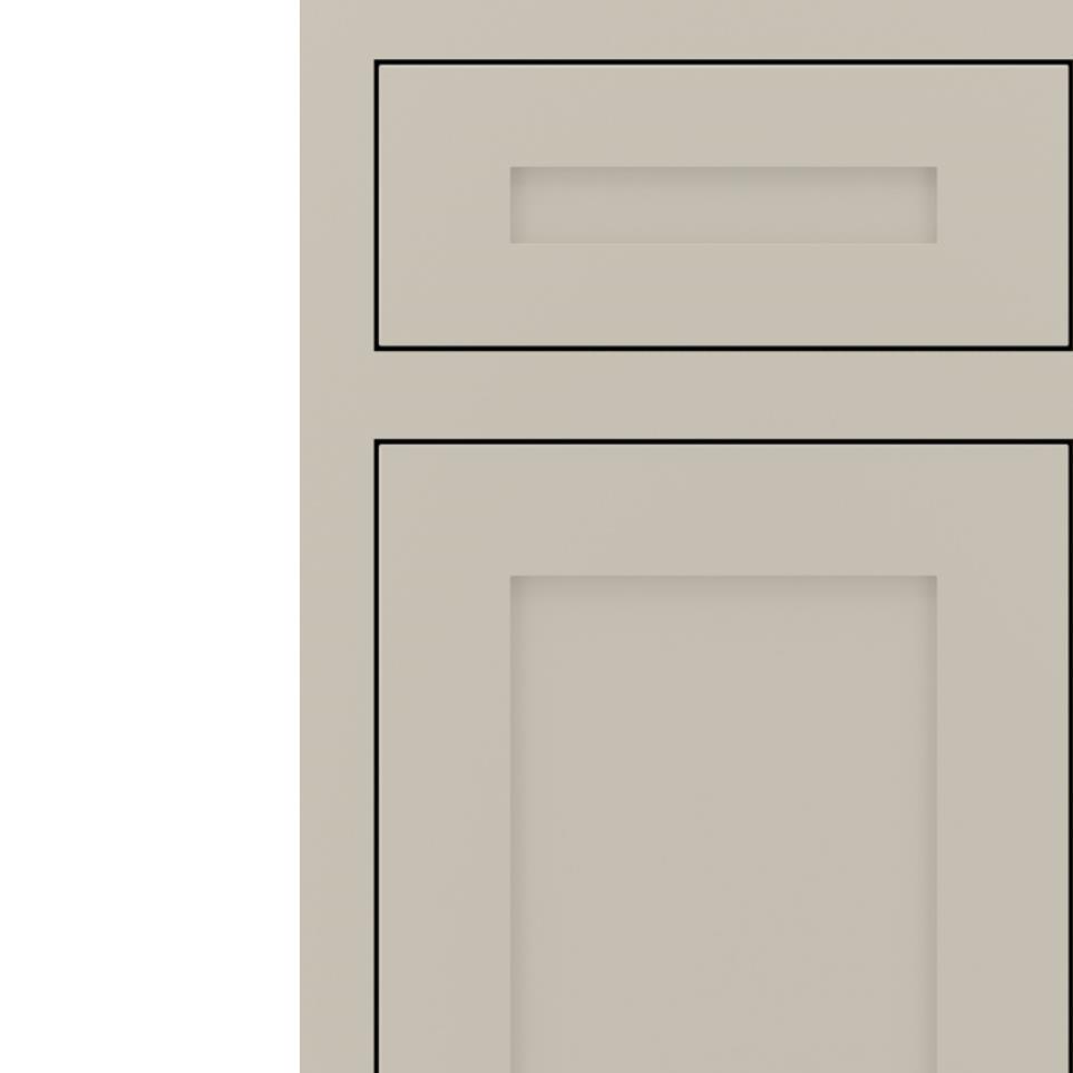 Inset Mindful Gray Paint - Grey Inset Cabinets