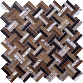 Mosaic Turtle Bay Brown Tile