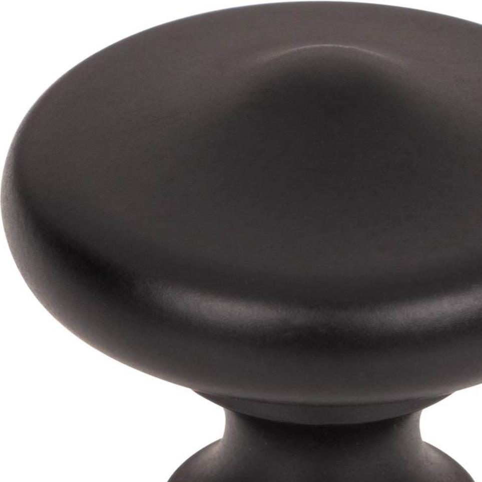 Knob Flat Black Black Knobs