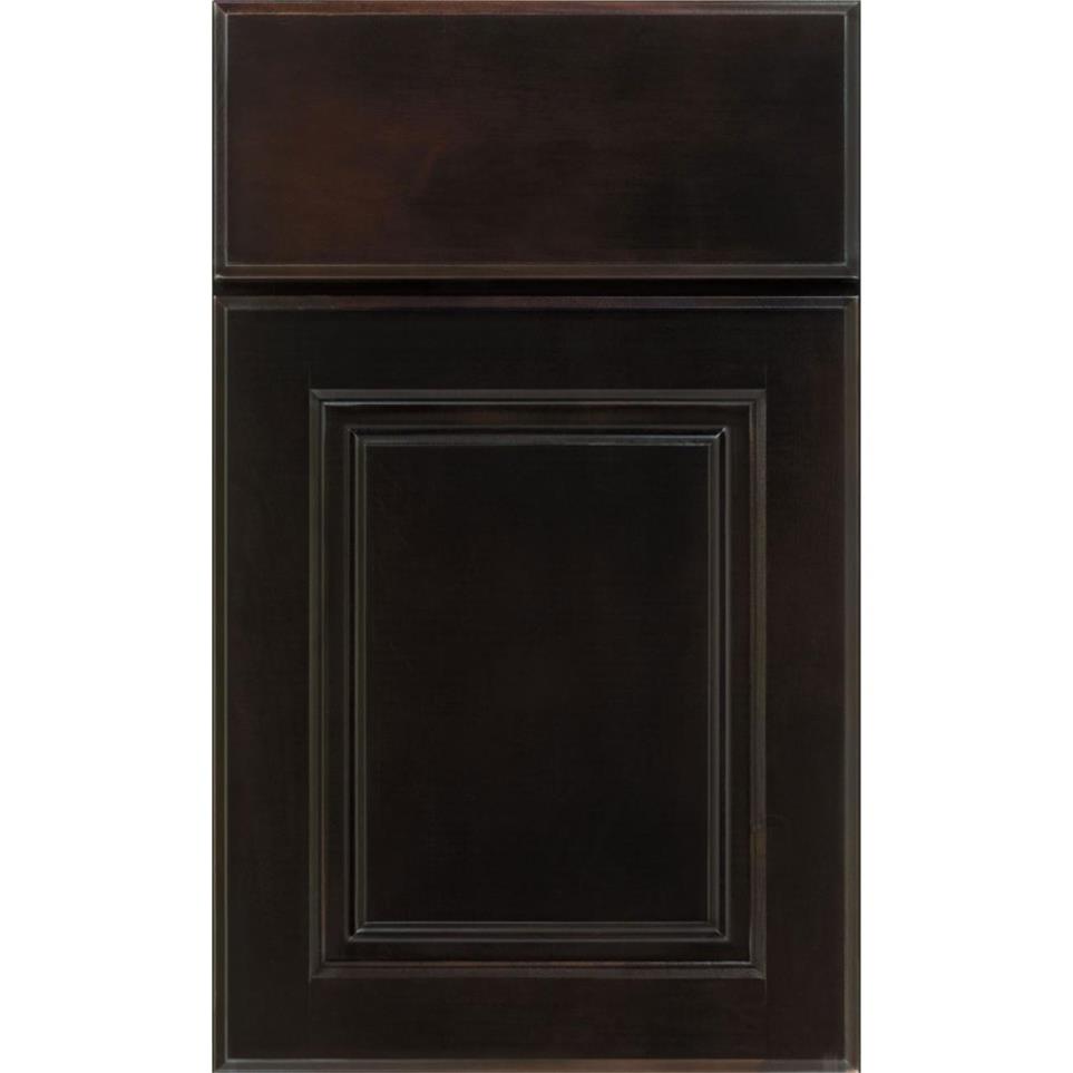 Square Chocolate Dark Finish Square Cabinets
