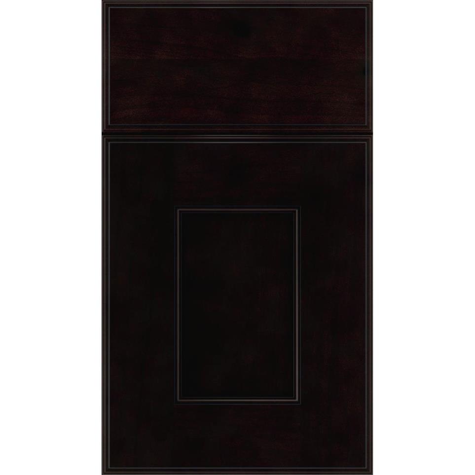 Square Espresso Black Glaze Glaze - Stain Square Cabinets