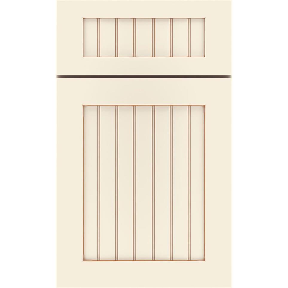 5 Piece Coconut Toasted Almond Glaze - Paint 5 Piece Cabinets
