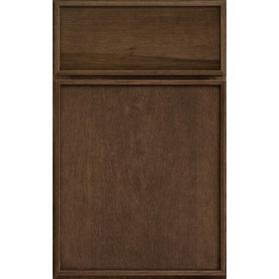 Square French Roast Dark Finish Square Cabinets