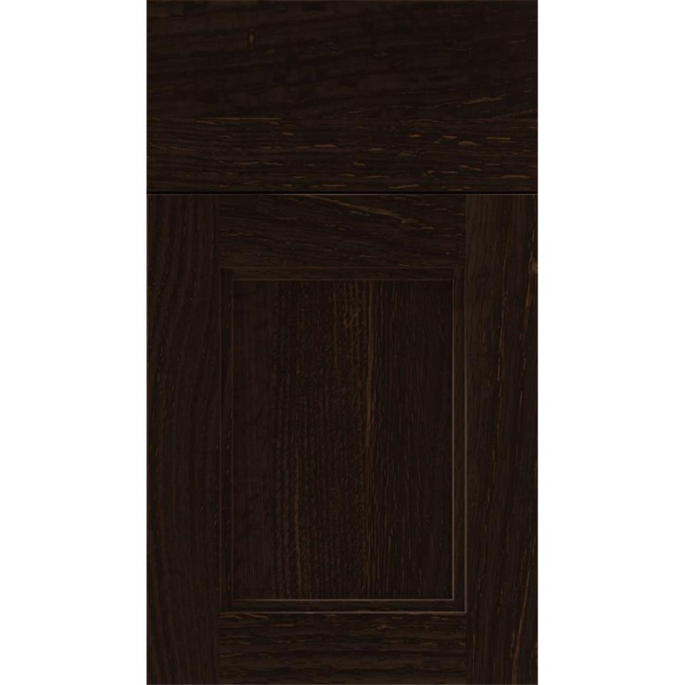 Square Cappuccino Dark Finish Square Cabinets