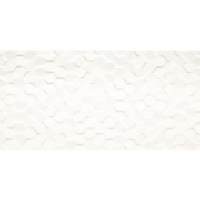 Tile Origami White Textured White Tile