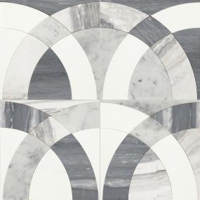 Mosaic Volakas Blend Polished White Tile
