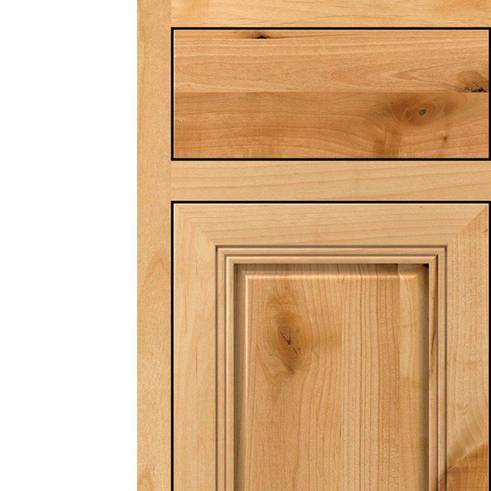 Inset Natural Light Finish Inset Cabinets